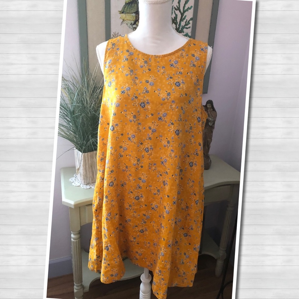NWT RACHEL ZOE 100% LINEN SUNDRESS SZ L